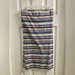 Billabong Strapless Mini Dress With Built-In Bra Size S